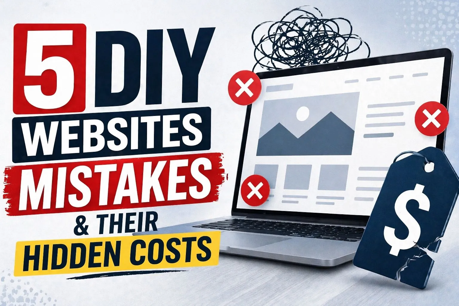 5 DIY Business Website Mistakes & Their Hidden Costs (2026)