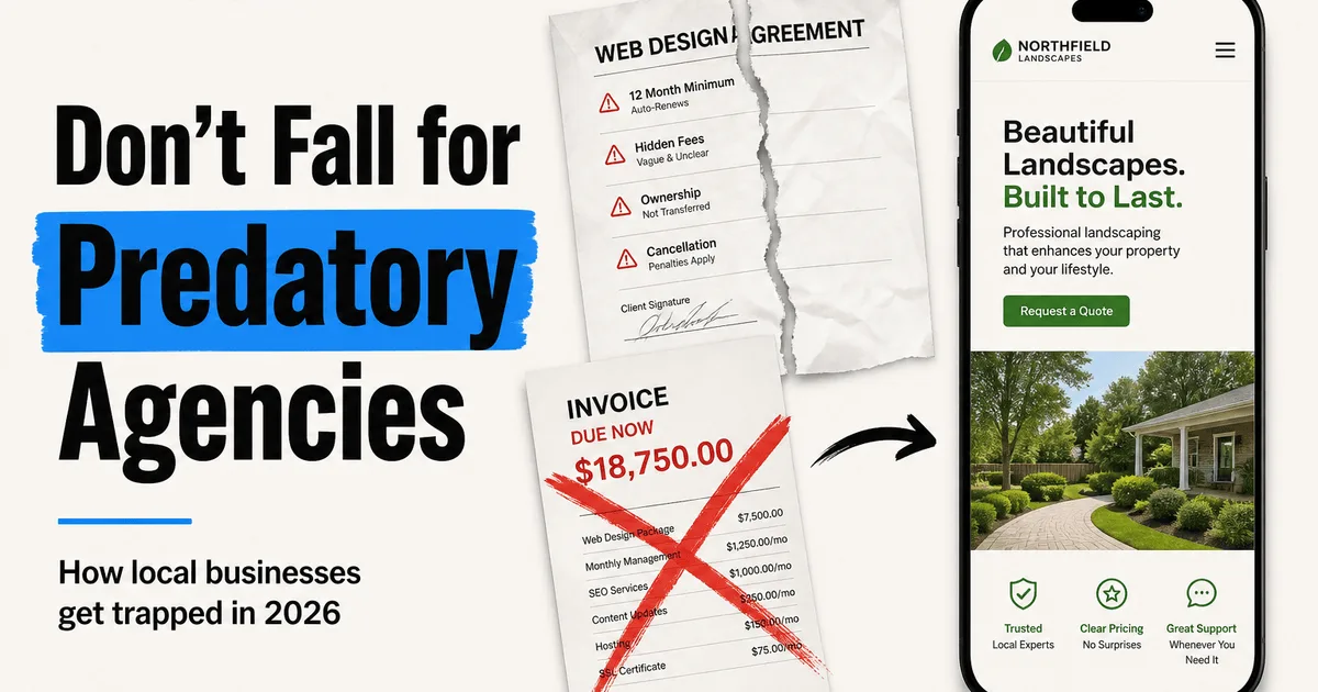 Don't Fall for Predatory Web Design Agencies [2026]