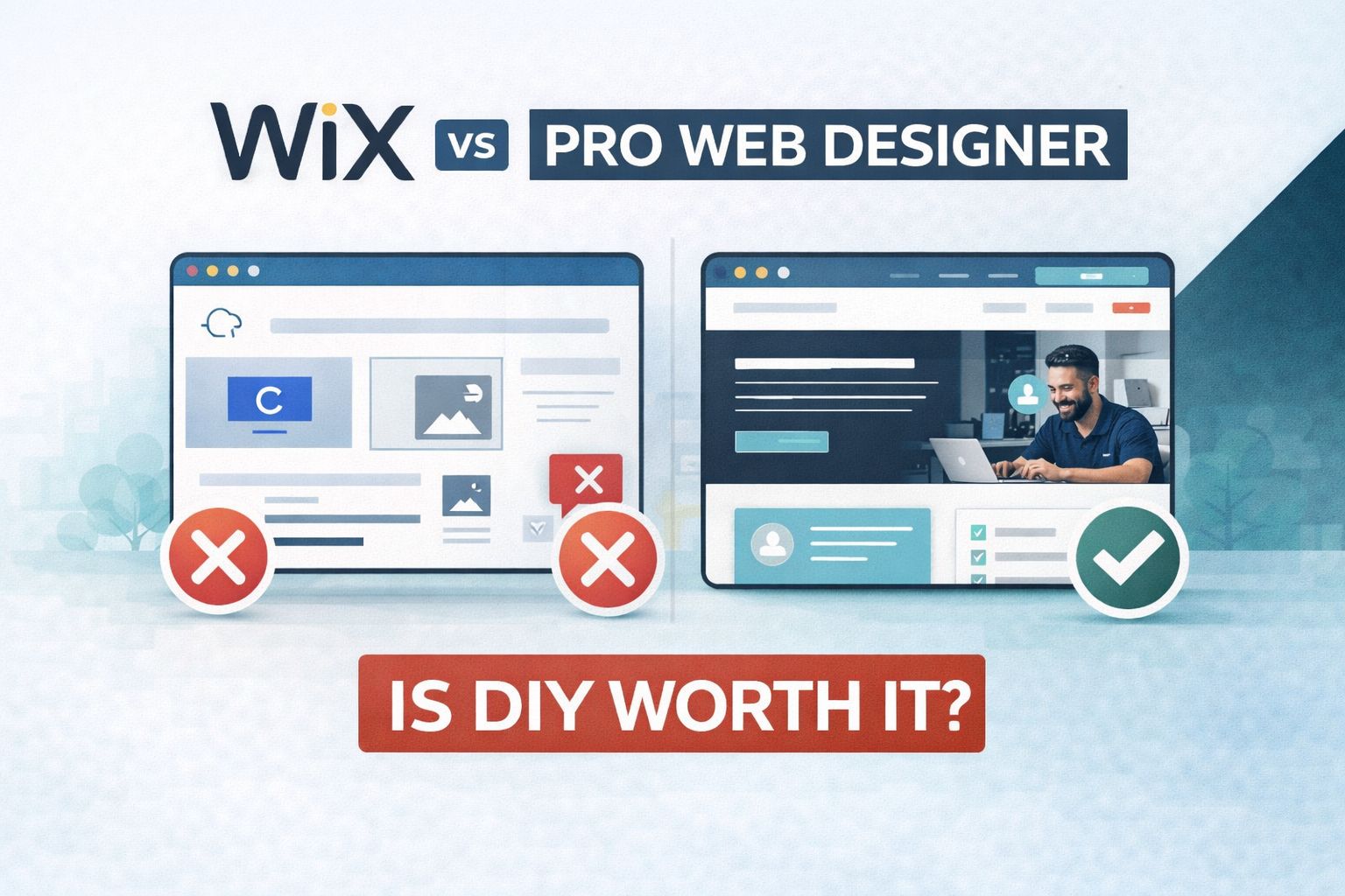 Wix vs Professional Web Designer: Is DIY Worth It?